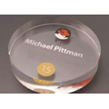 Acrylic Round Disc Embedment Award